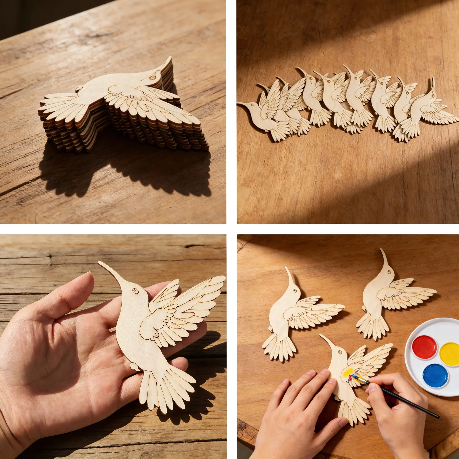 10pcs Unfinished Wood Animal B – обзор и цена Home Decor In