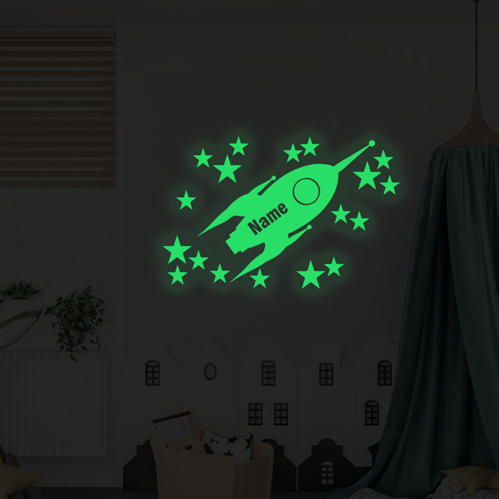 1pc Cartoon Rockets and stars  – обзор и цена Home Decor Wall Stickers