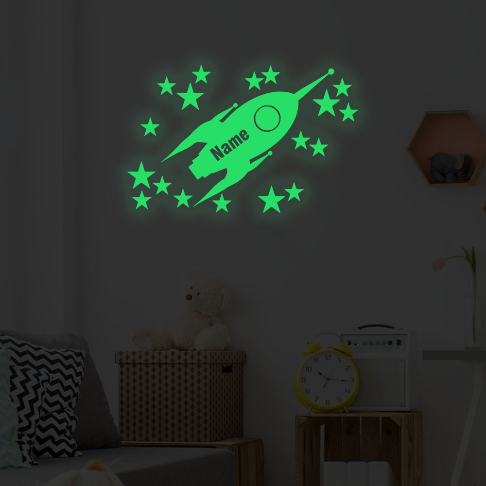 1pc Cartoon Rockets and stars  – обзор и цена Home Decor Wall Stickers