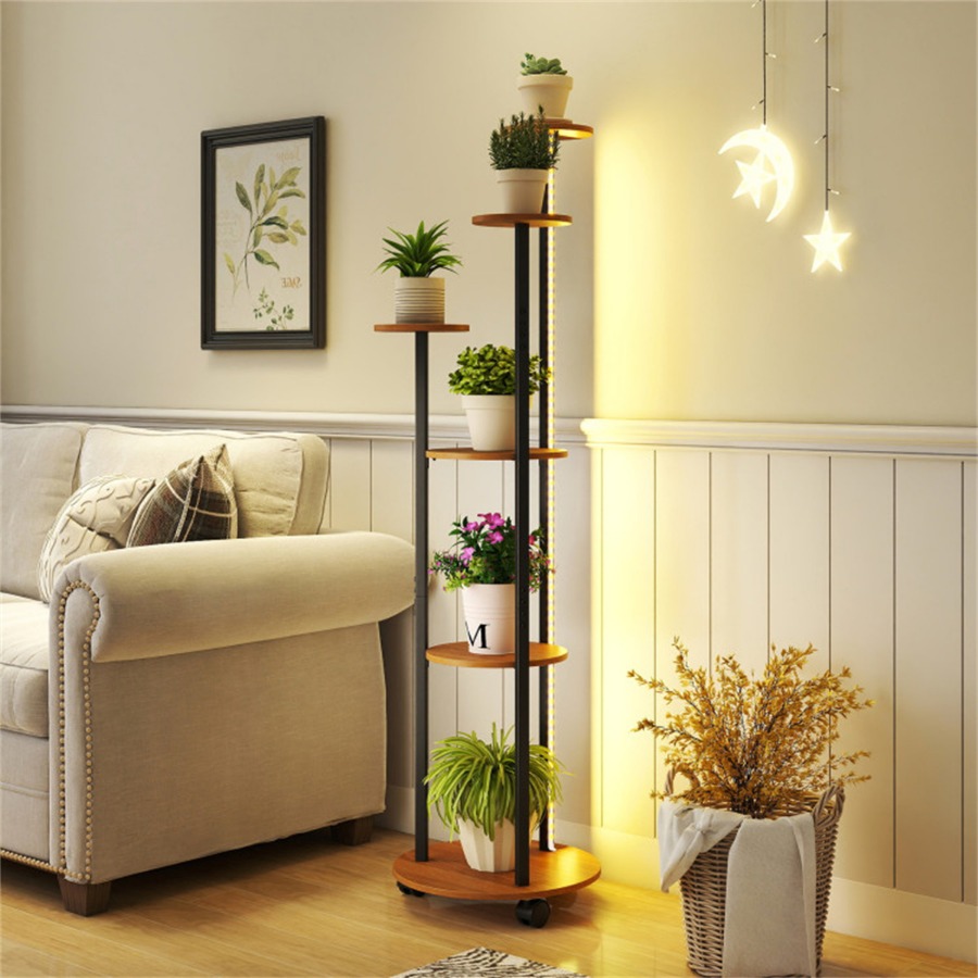 6-Tier Plant Stand with RGB Li – обзор и цена Home Decor Free App
