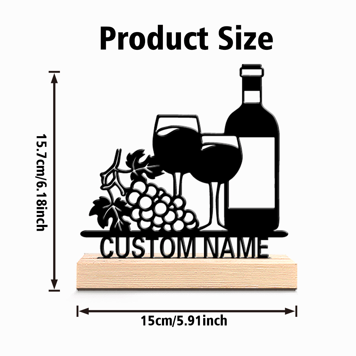 1pc Fun Personalized Custom Wi – обзор и цена Home Decor Glass