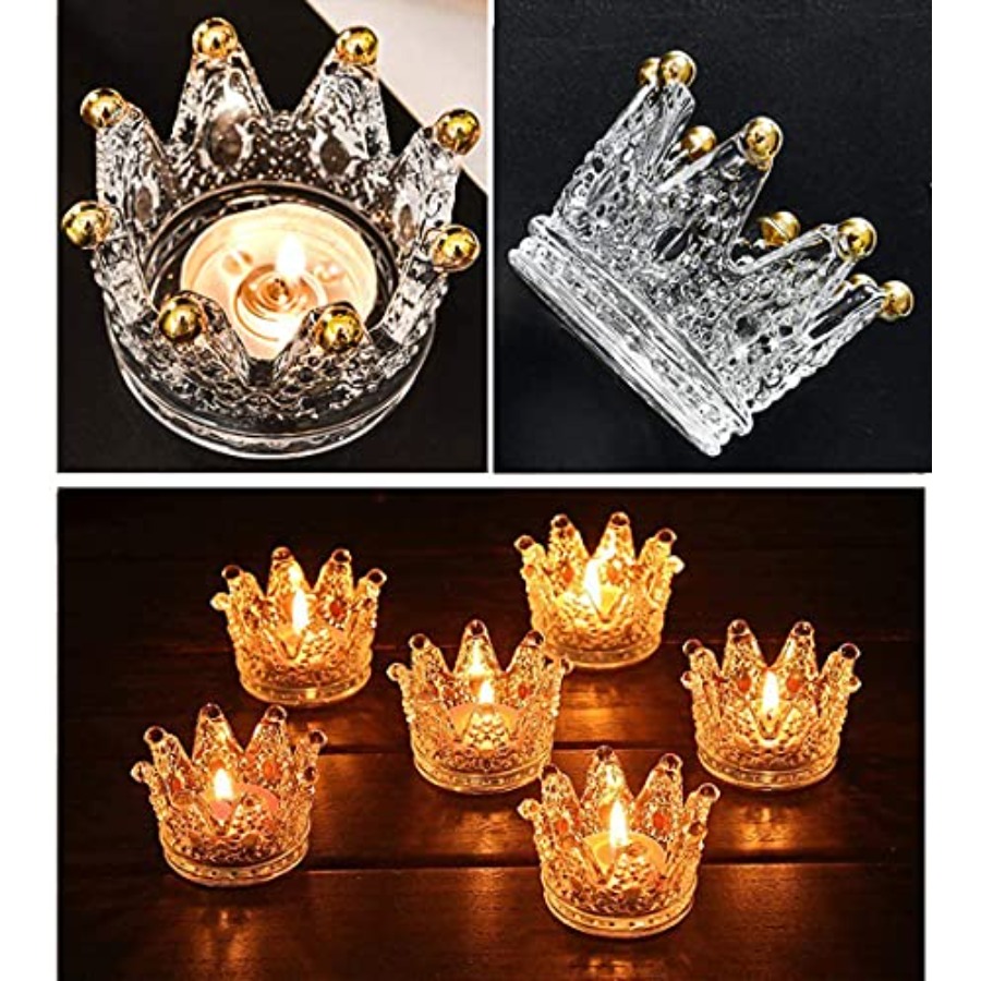 Crown Glass Tealight Candle Ho – обзор и цена Home Decor Glass