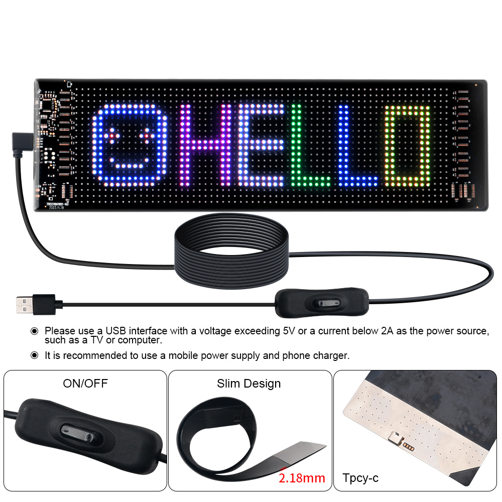 LED Matrix Pixel Panel Scrolli – обзор и цена Home Decor Free App