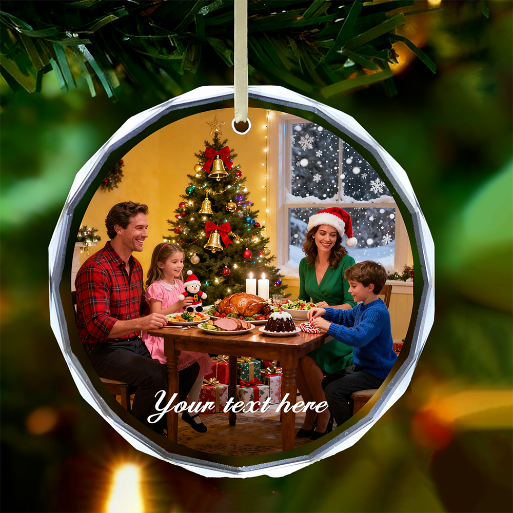 Personalized Christmas Ornamen – обзор и цена Home Decor Glass