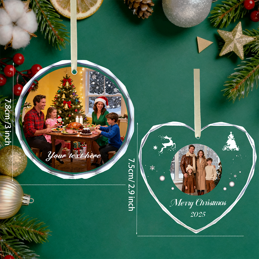 Personalized Christmas Ornamen – обзор и цена Home Decor Glass