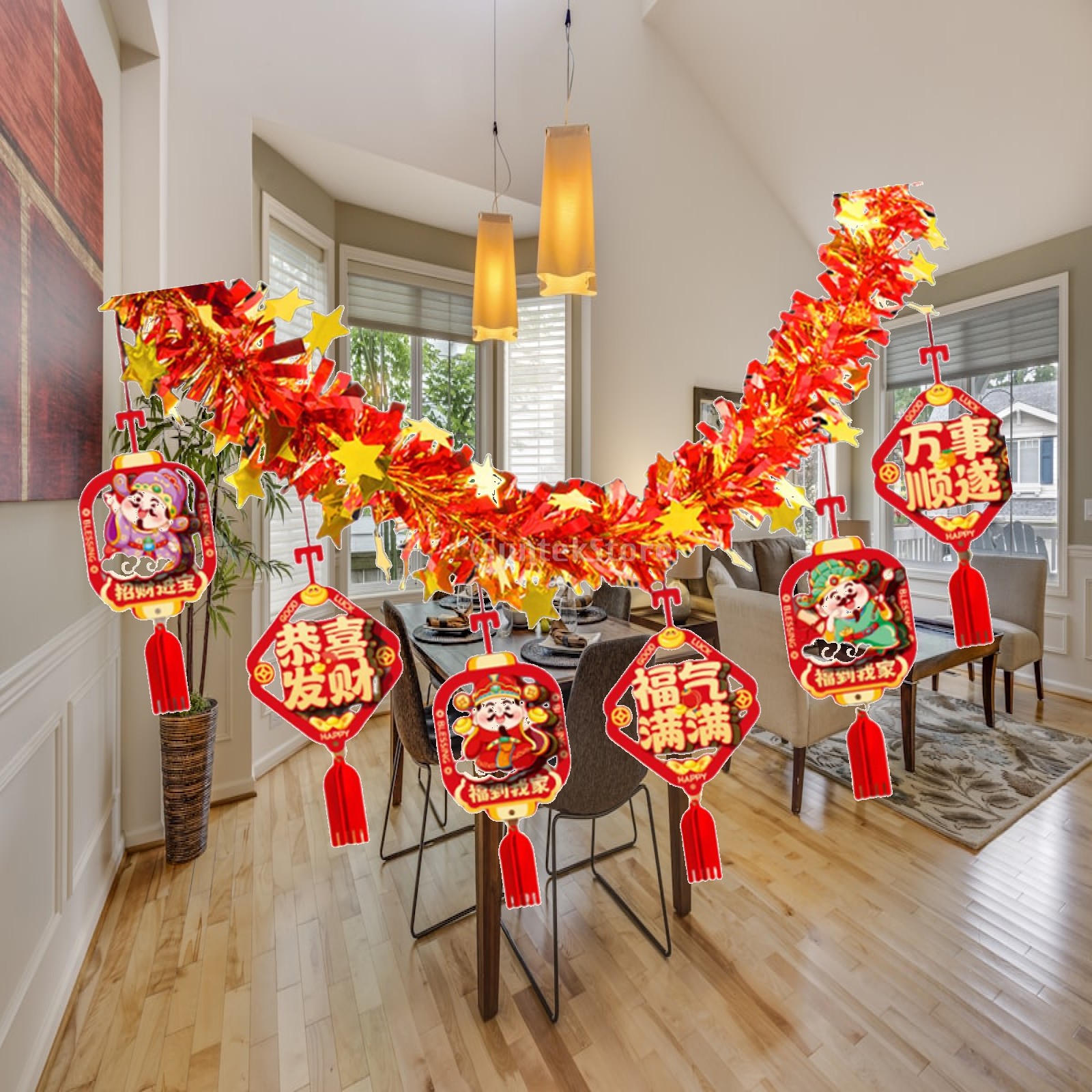 Chinese New Year Garland 2026, – обзор и цена Home Decor Garland