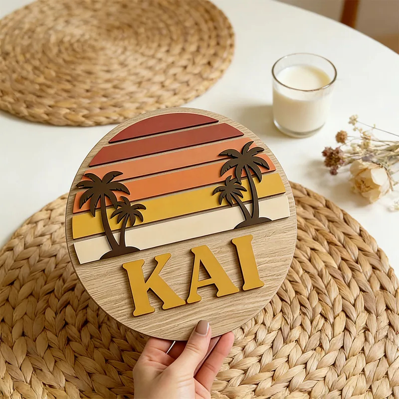 Customizable Round Vintage Bea – обзор и цена Wooden Letter Sign