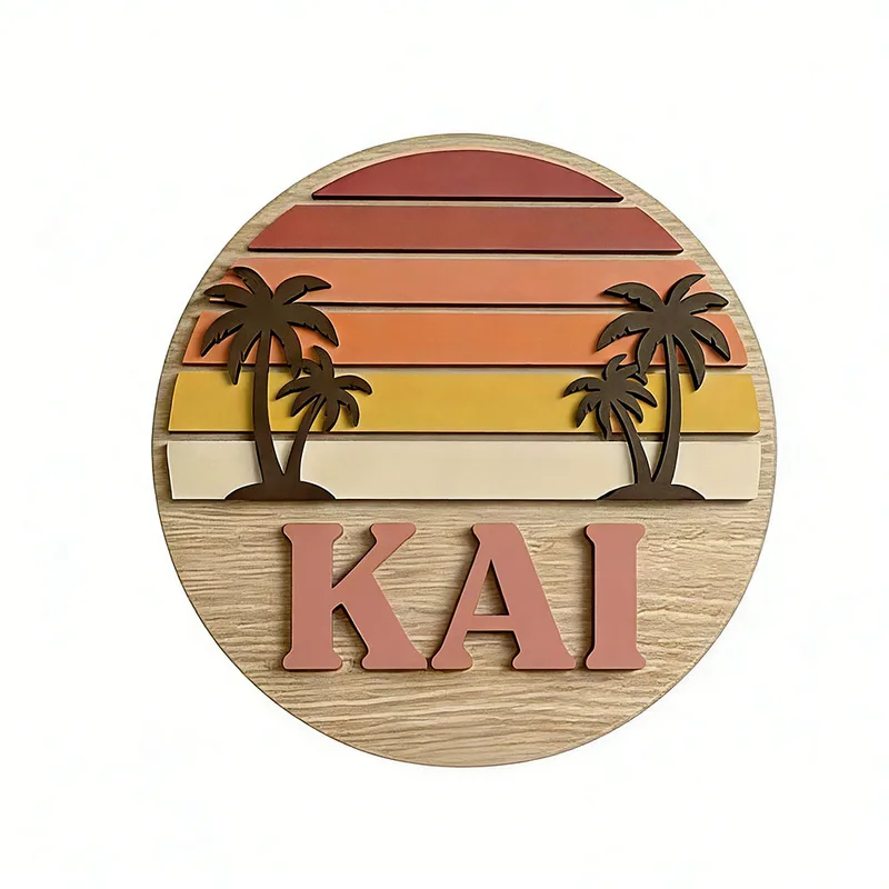 Customizable Round Vintage Bea – обзор и цена Wooden Letter Sign