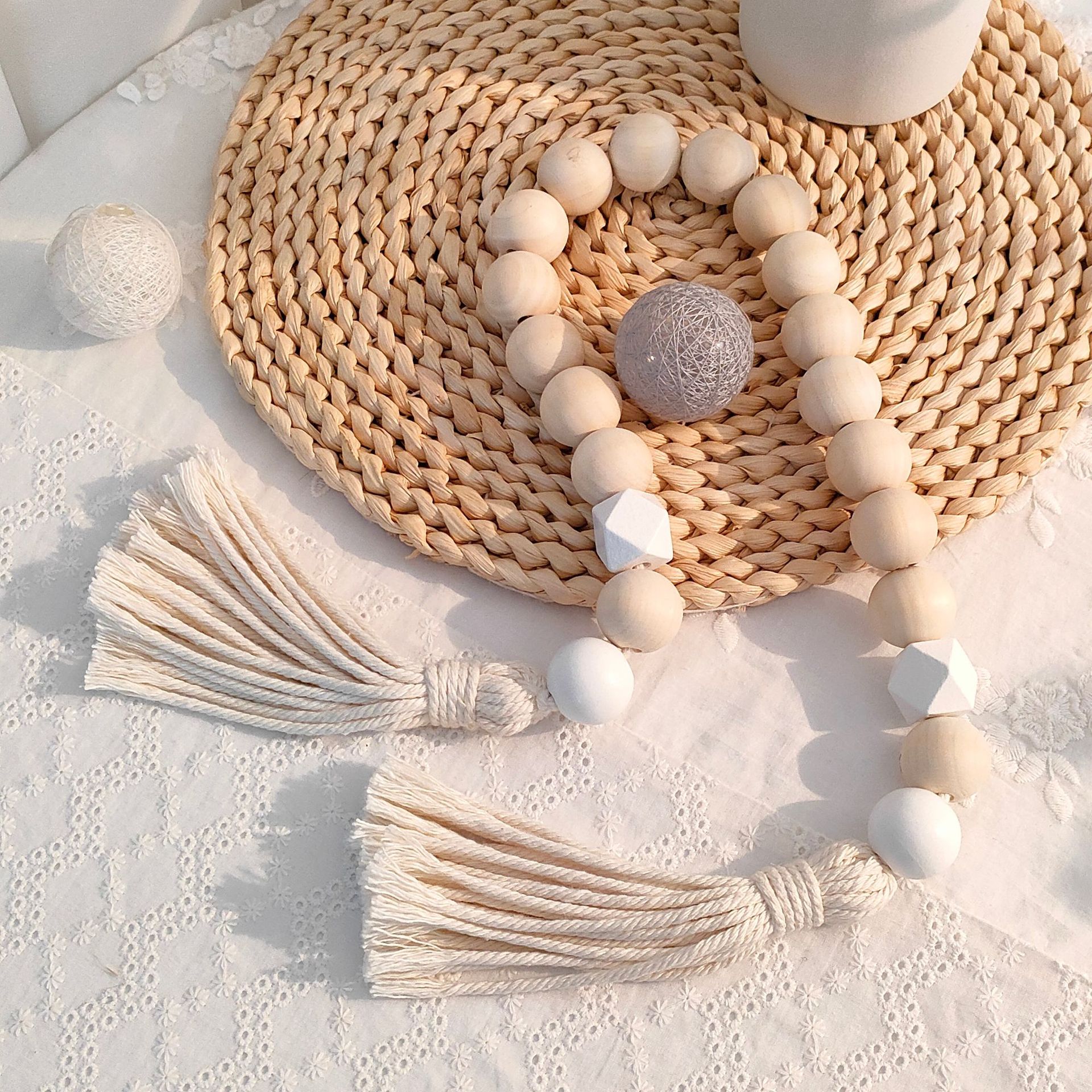 Nordic Style Tassel Beaded Han – обзор и цена Home Decor Garland
