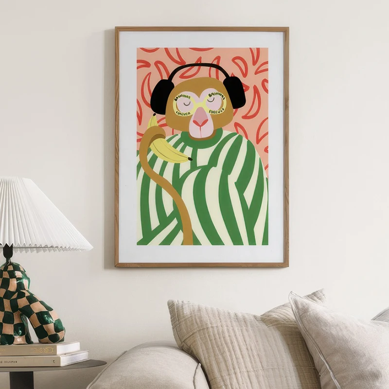 Frameless Bear Abstract Lines  – обзор и цена Home Decor Pt