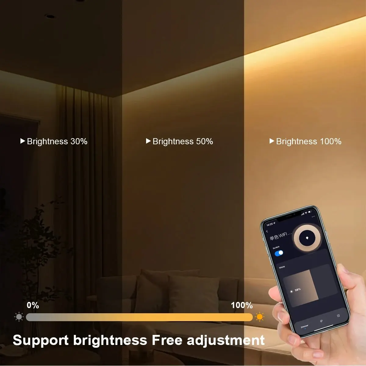 Tuya Smart COB LED Strip Light – обзор и цена Home Decor Free App