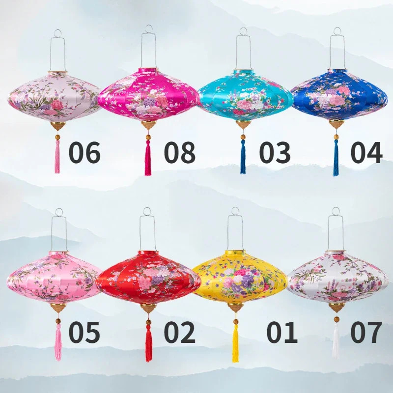 Vintage Silk Lanterns 12 inch  – обзор и цена Home Decor Vietnam