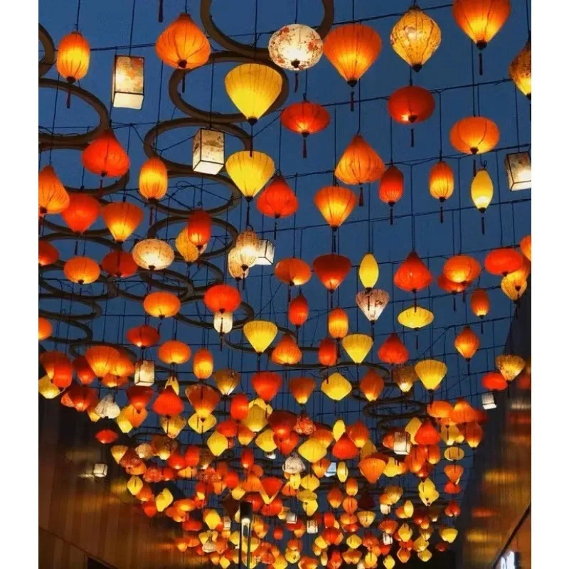 Vintage Silk Lanterns 12 inch  – обзор и цена Home Decor Vietnam