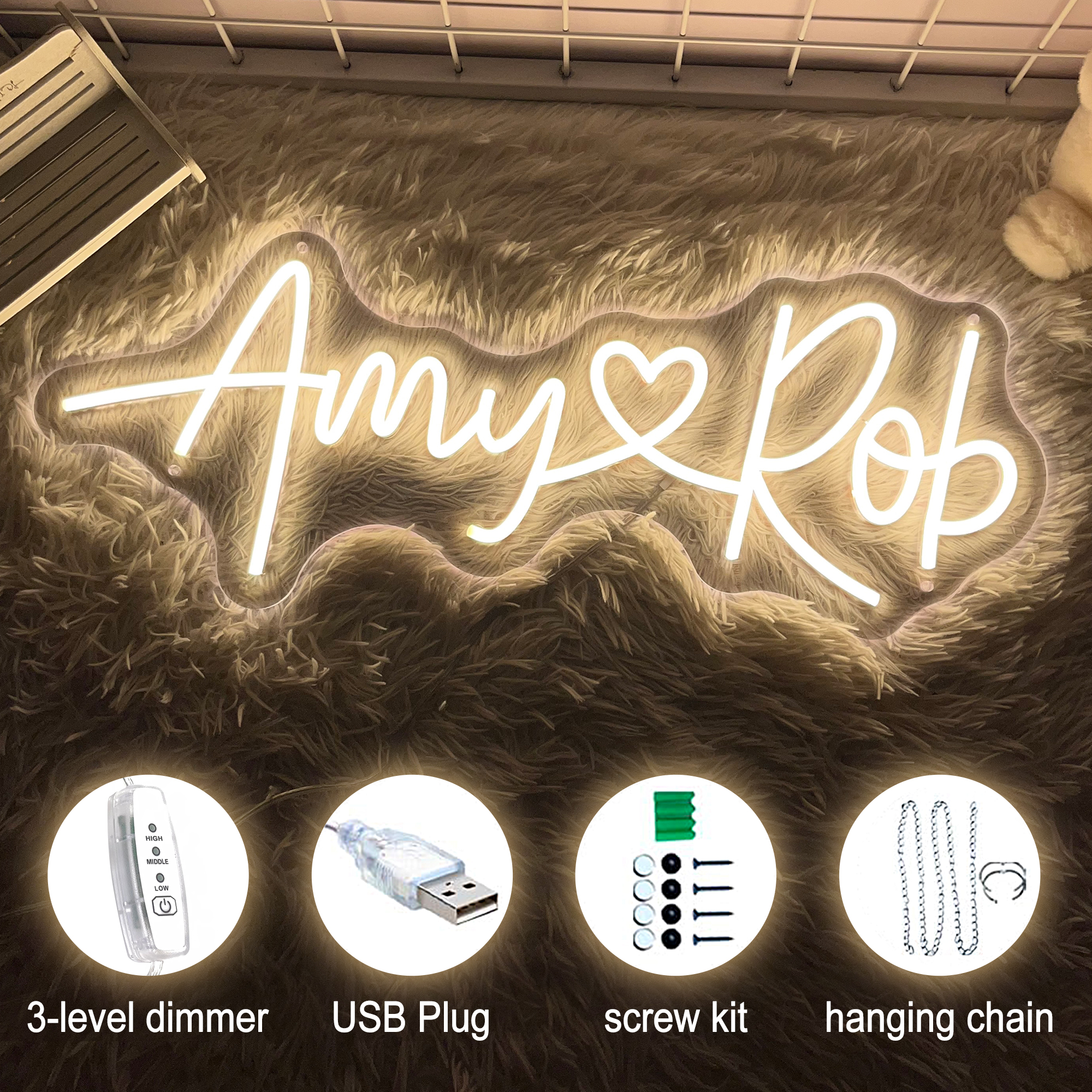 Custom Wedding Neon Sign Coupl – обзор и цена Neon Sign Led Custom