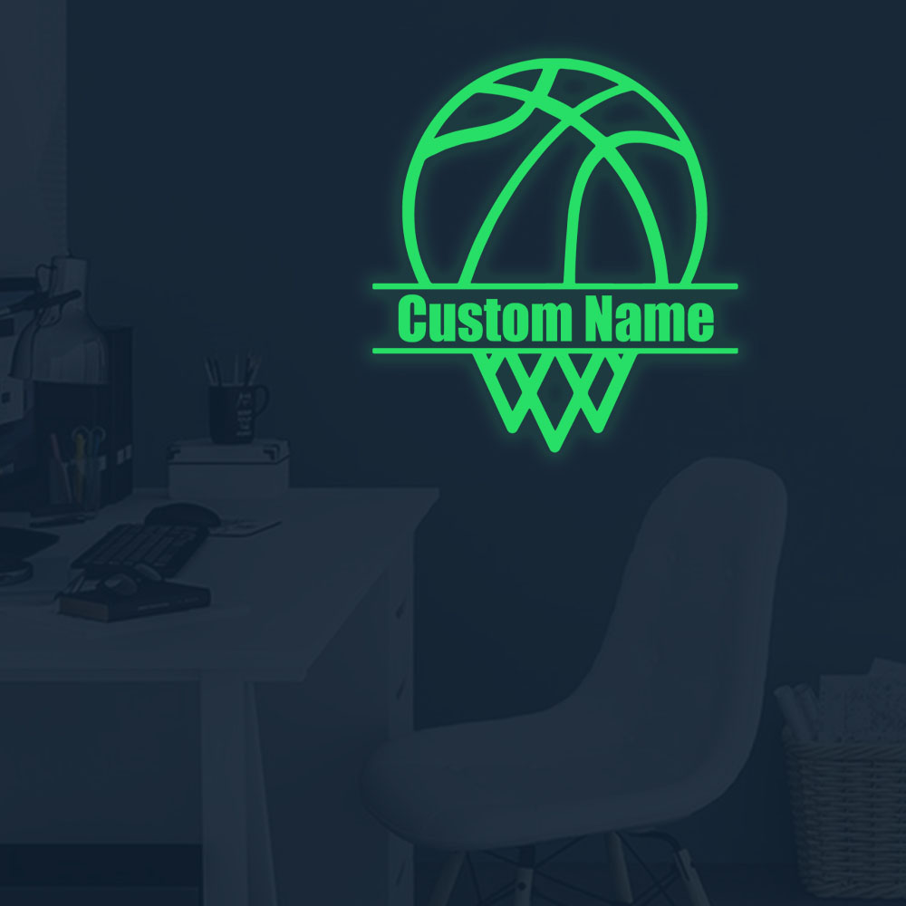 1pc Cartoon Basketball Custom  – обзор и цена Home Decor Wall Stickers