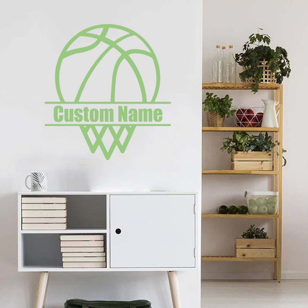 1pc Cartoon Basketball Custom  – обзор и цена Home Decor Wall Stickers