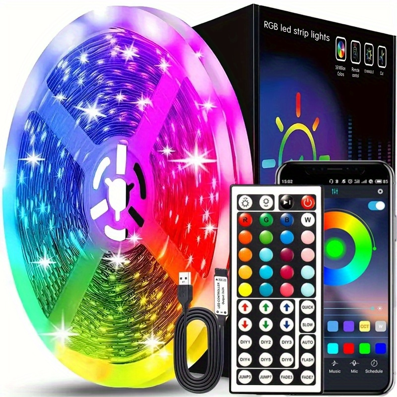 RGB LED Strip Lights Music Syn – обзор и цена Home Decor Free App