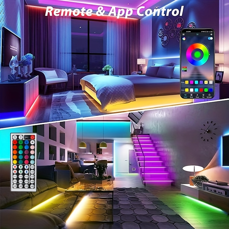 RGB LED Strip Lights Music Syn – обзор и цена Home Decor Free App
