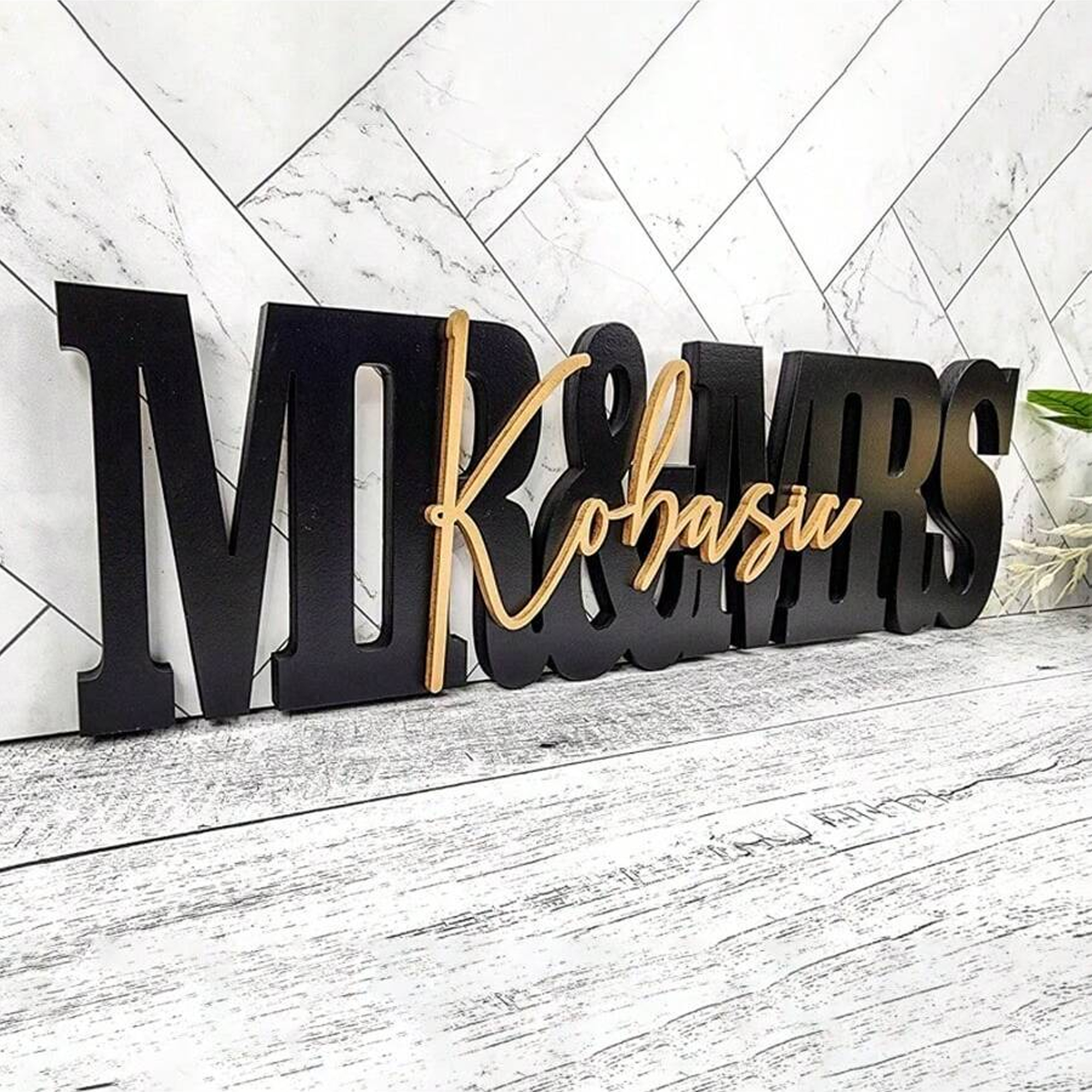 Custom Wedding Gift Logo with  – обзор и цена Wooden Letter Sign