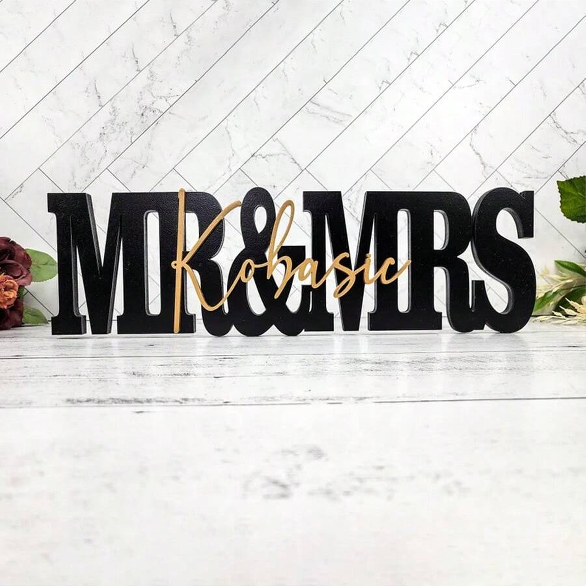 Custom Wedding Gift Logo with  – обзор и цена Wooden Letter Sign