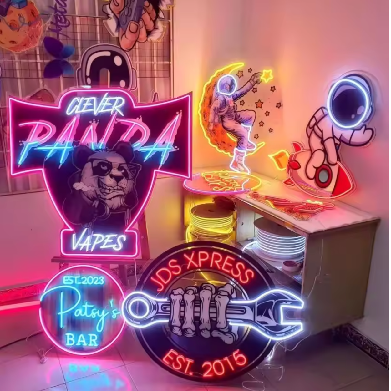 Custom LED Neon Sign with Clea – обзор и цена Neon Sign Led Custom