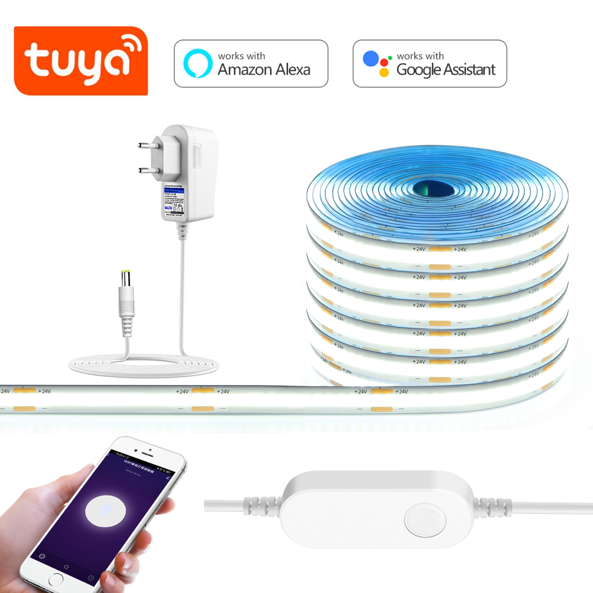 3M 5M 10M 24V COB LED Strip Li – обзор и цена Home Decor Free App