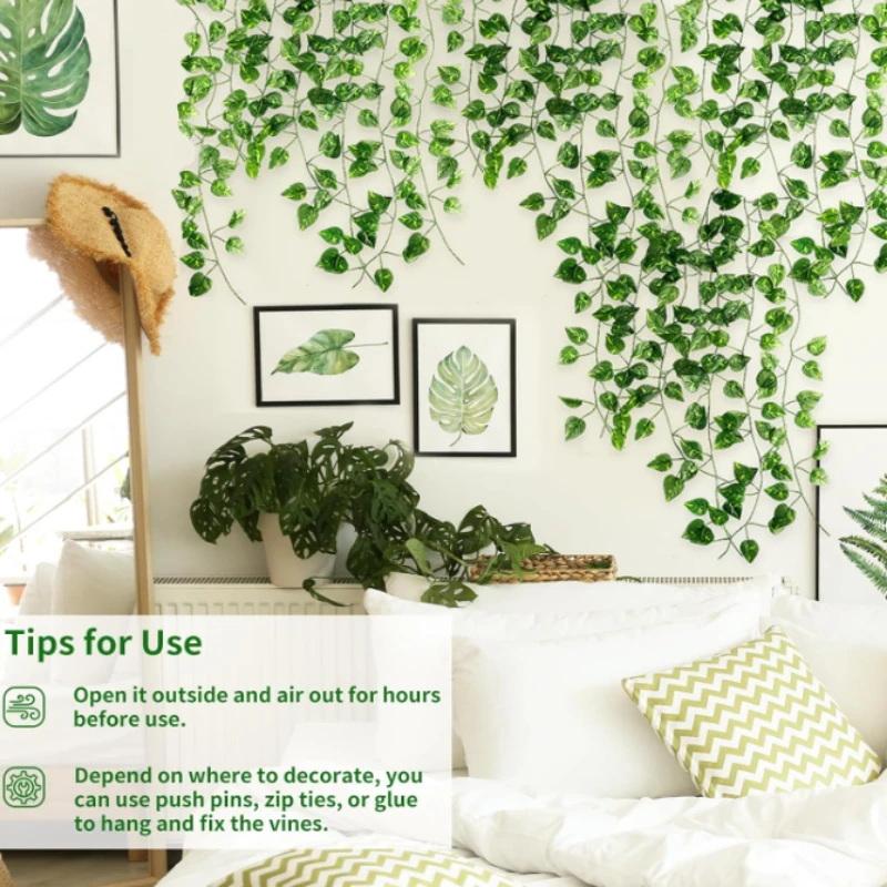 Artificial Hanging Ivy Vines 5 – обзор и цена Home Decor Garland