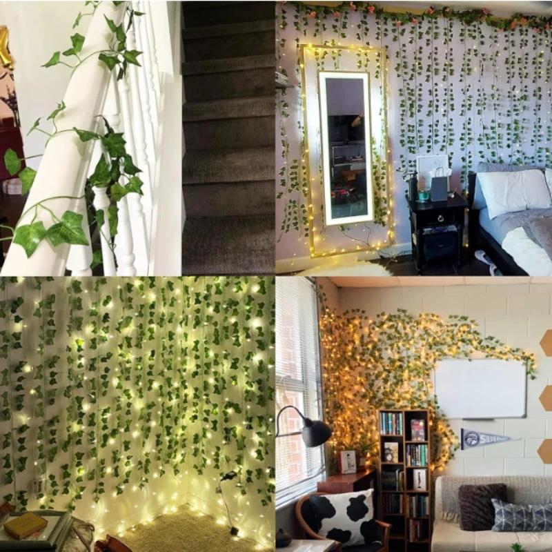 Artificial Hanging Ivy Vines 5 – обзор и цена Home Decor Garland