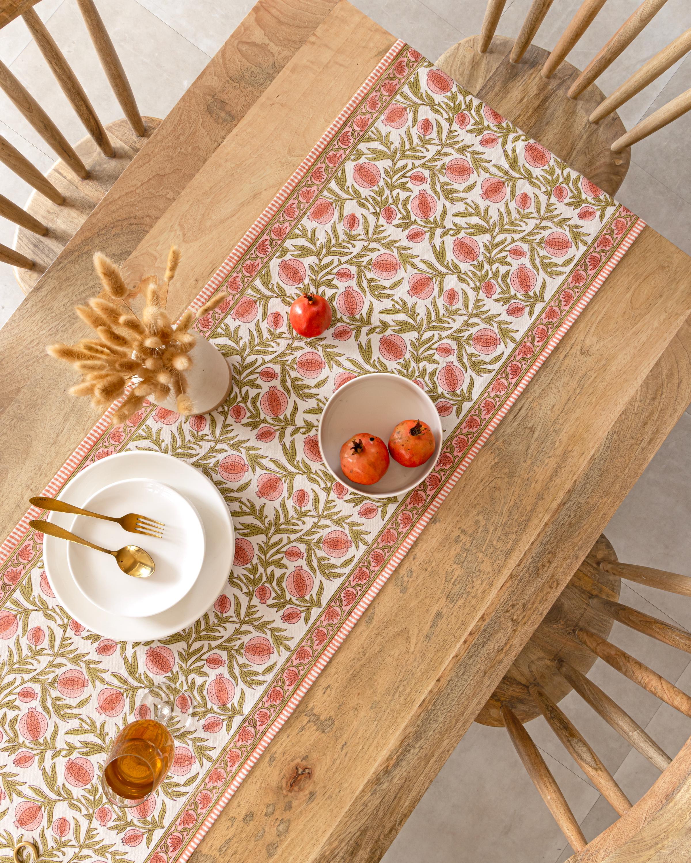 Coral Olive Green Pomegranate  – обзор и цена Home Decor Jaipur