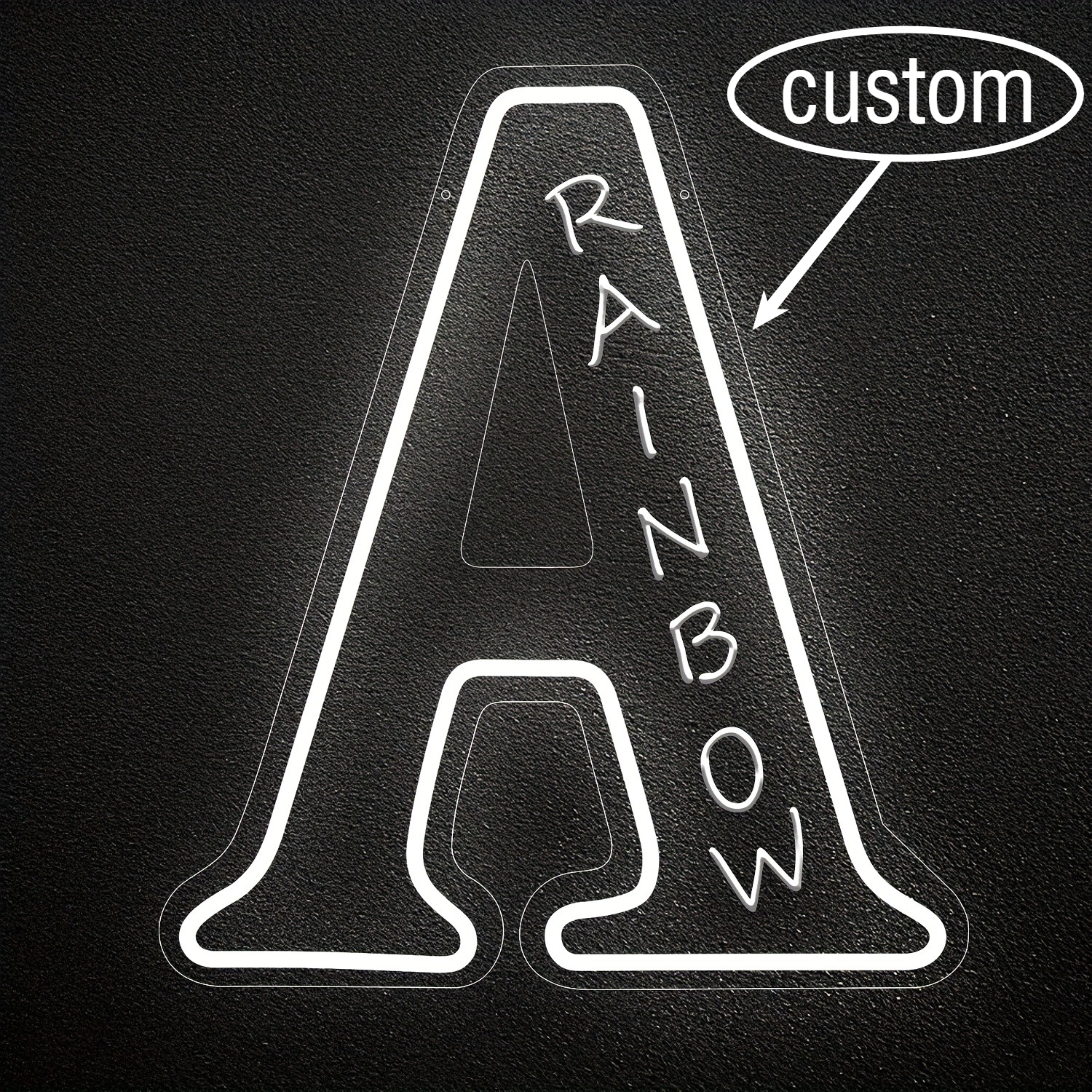 Custom 26 Letters 3D Embossed  – обзор и цена Neon Sign Led Custom