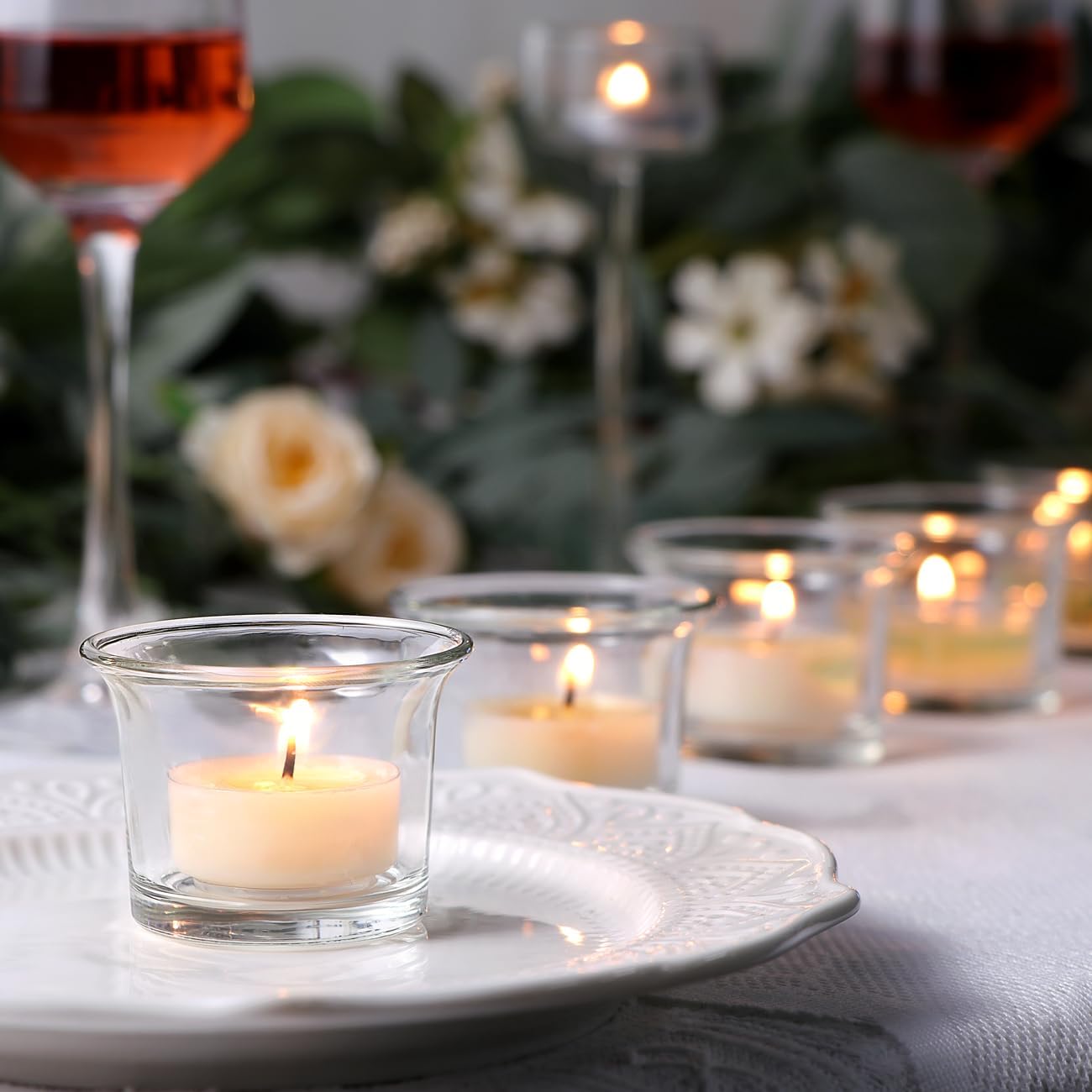 12 Clear Glass Tealight Candle – обзор и цена Home Decor Glass