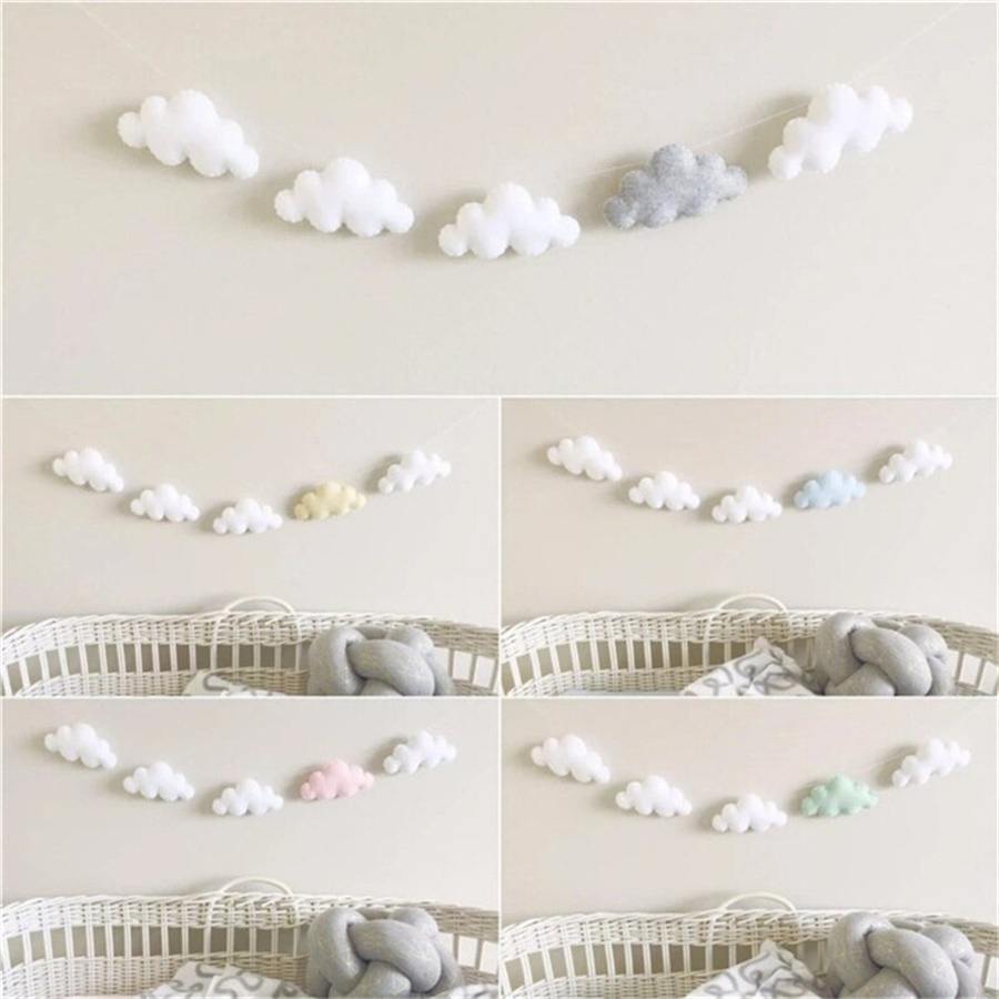 Nordic Felt Cloud Garlands Str – обзор и цена Home Decor Garland